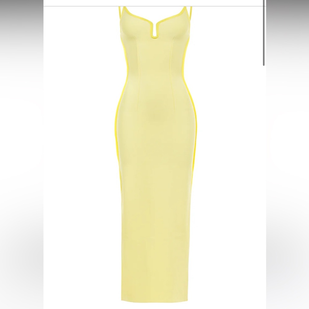 Posh Mia yellow dress